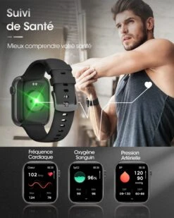 Montre Connectée Polyvalente 14 Montre Connectée Polyvalente -Monde Electronique Montre connectee CrystalFit appels bluetooth