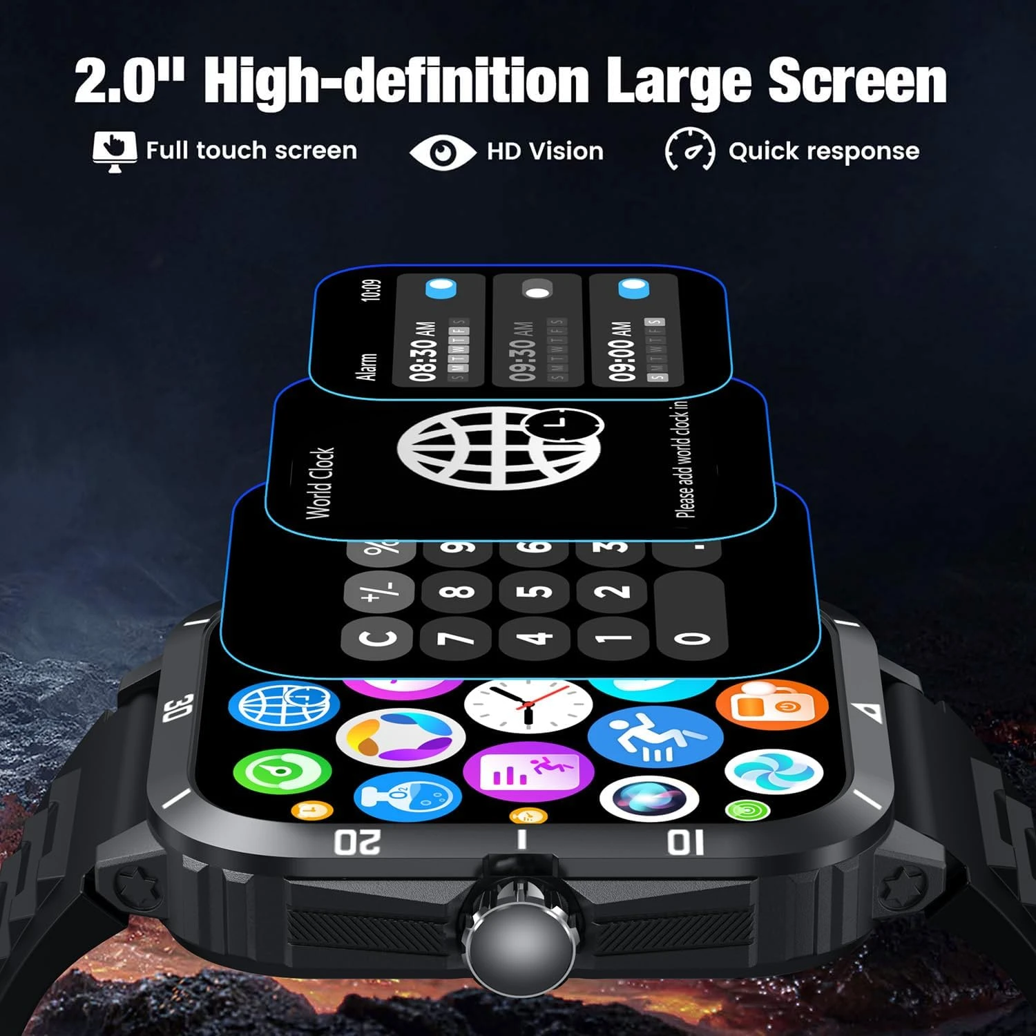 Montre Connectée Étanche 3 ATM 8 Montre Connectée Étanche 3 ATM – Image 6