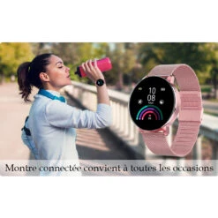 Montre Intelligente Or Femme -Monde Electronique Montre connectee Femme Amorus toutes utilisations