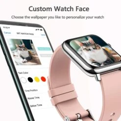 Montre Sport Femme Fréquence Cardiaque BPM -Monde Electronique Montre connectee Femme BPM interface personnalisable