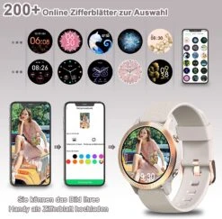 Montre Connectée Femme Cadran Rond -Monde Electronique Montre connectee Femme Blackview smartphone