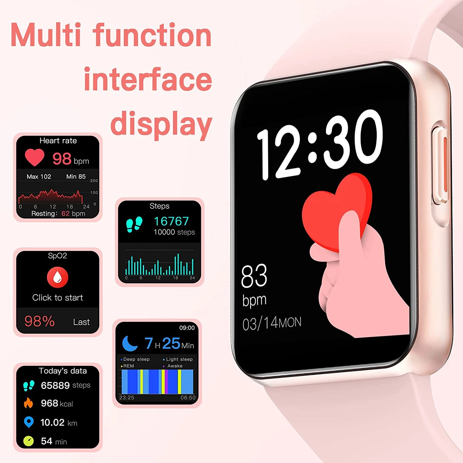 Montre Intelligente Femme Entrainement 4 Montre Intelligente Femme Entrainement – Image 2