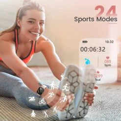 Montre Sport Femme Grande Autonomie -Monde Electronique Montre connectee Femme Grande Autonomie 24 modes sportifs
