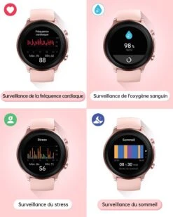 Montre Connectée Femme Sommeil -Monde Electronique Montre connectee Femme Sommeil affichage