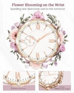 Montre Connectée Femme Strass -Monde Electronique Montre connectee Femme Strass frequence cardiaque