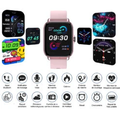 Montre Connectée Fille Appel SMS -Monde Electronique Montre connectee Fille 13 ans interface modifiable