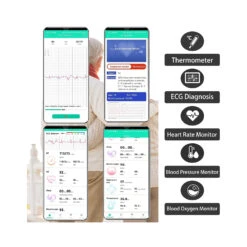 Montre Connectée Avec ECG -Monde Electronique Montre connectee Homme Electrocardiogramme frequence