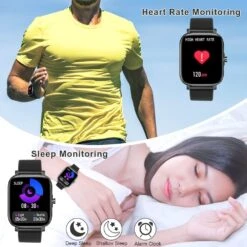 Montre Connectée Suivi Du Sommeil -Monde Electronique Montre connectee Homme Sport sommeil sommeil et bpm mesures
