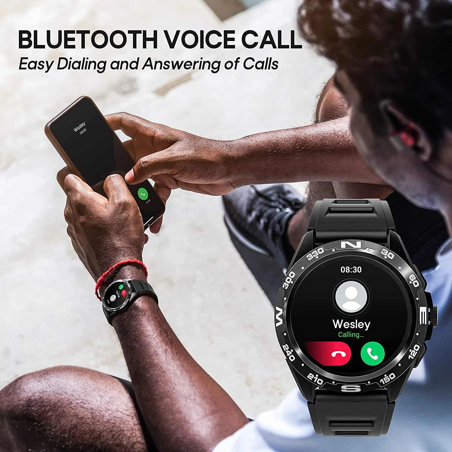 Montre Sport Homme Téléphone 4 Montre Sport Homme Téléphone – Image 2