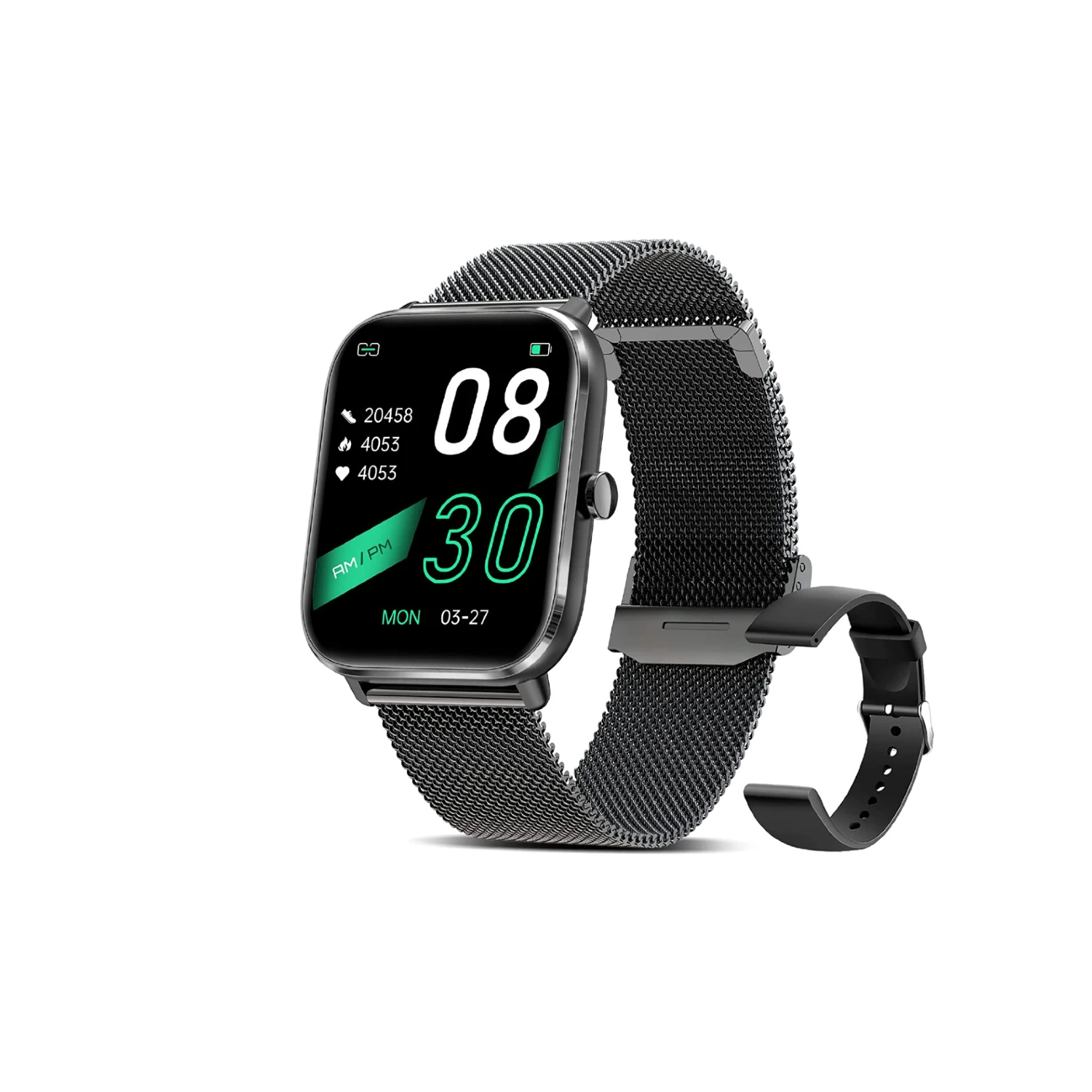 Montre Intelligente Bracelet Acier 3 Montre Intelligente Bracelet Acier