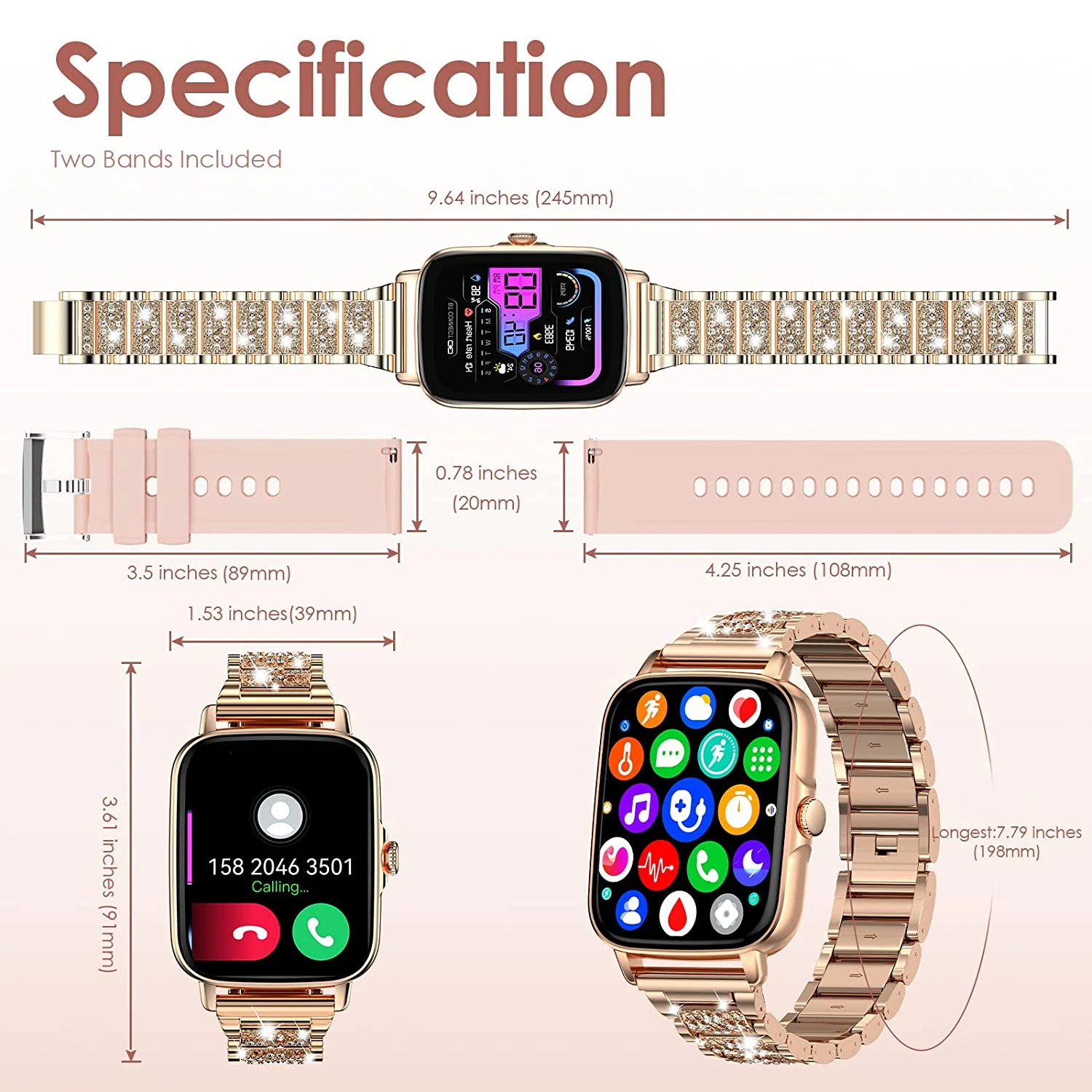 Montre Connectée Jeune Fille / Ado 8 Montre Connectée Jeune Fille / Ado – Image 6