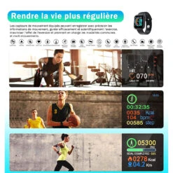 Montre Connectée Sport Ado Garçon -Monde Electronique Montre connectee Modern Bethel Adolescent sport