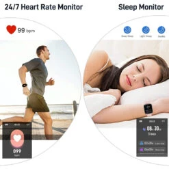 SmartWatch Homme Sport Tactile -Monde Electronique Montre connectee Sport Tactile sommeil