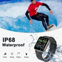 SmartWatch Homme Sport Tactile -Monde Electronique Montre connectee Sport Tactile waterproof