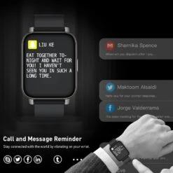Montre Connectée Calcul Calories -Monde Electronique Montre connectee Srichpk notifications messages