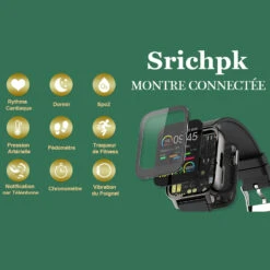 Montre Connectée Calcul Calories -Monde Electronique Montre connectee Srichpk options disponibles