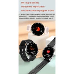 Montre Connectée Ultra Plate -Monde Electronique Montre connectee Ultra Plate sante