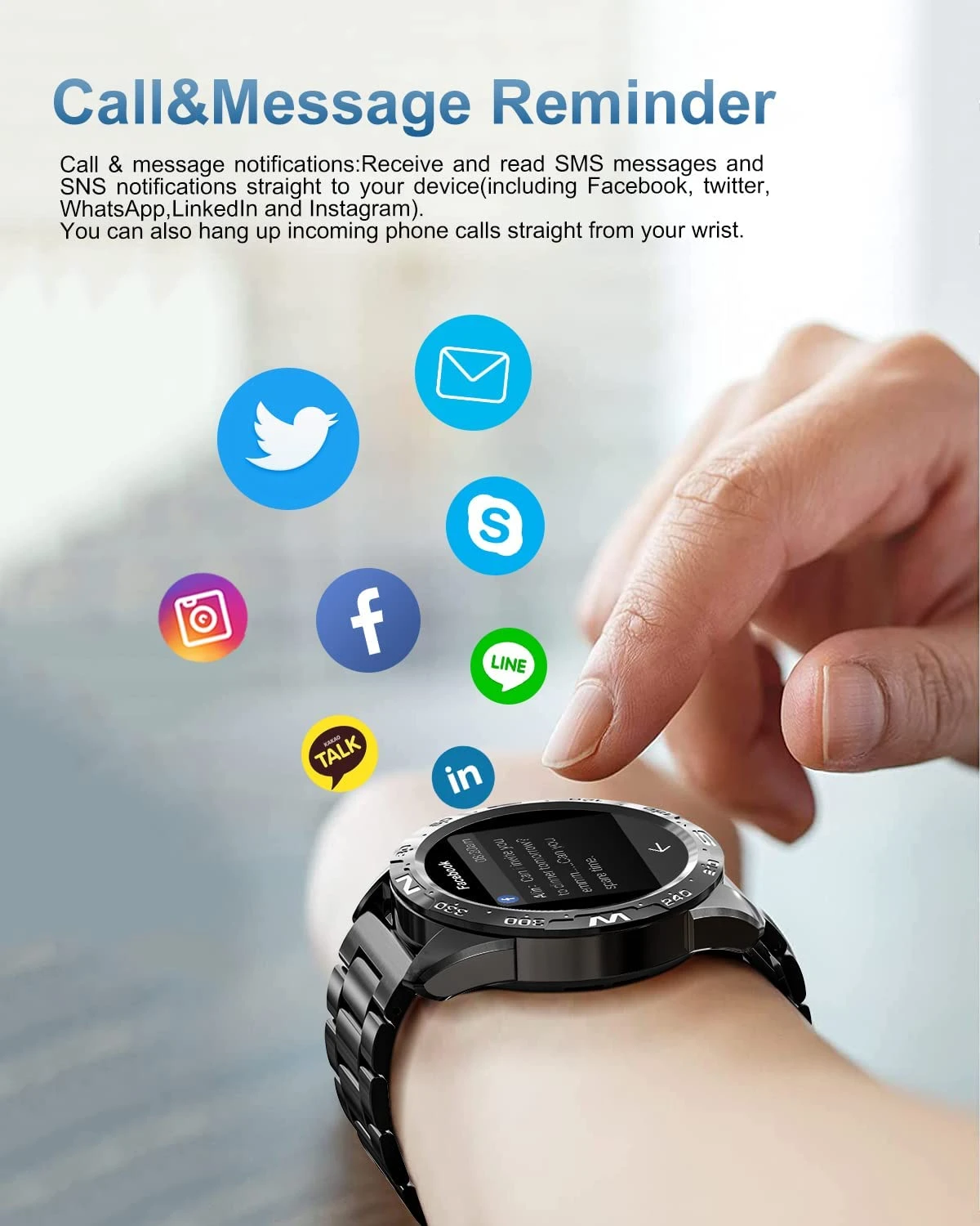 Montre Connectée Adolescent Stainless Steel 4 Montre Connectée Adolescent Stainless Steel – Image 2