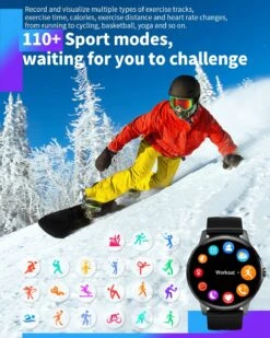 Montre Connectée Adolescent Avec Appel -Monde Electronique Montre connectee adolescent avec Appel 110 modes sportifs