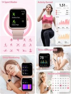 Montre Intelligente Fille Sport -Monde Electronique Montre connectee adolescent fille sommeil