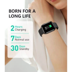 Montre Connectée Silicone Ado -Monde Electronique Montre connectee adolescents W105 autonomie dune semaine