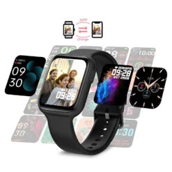 Montre Connectée Silicone Ado -Monde Electronique Montre connectee adolescents W105 cadran personnalisable