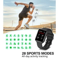 Montre Connectée Silicone Ado -Monde Electronique Montre connectee adolescents W105 mode multi sport