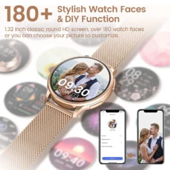 Montre Connectée Femme Élégante -Monde Electronique Montre connectee femme Elegante cadran personnalisable