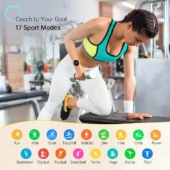 Montre Intelligente Sport Femme Fitness 12 Montre Intelligente Sport Femme Fitness -Monde Electronique Montre connectee femme Fitness sport