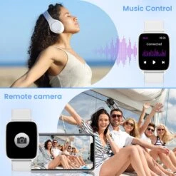 Montre Connectée Femme Simple Et Intuitive -Monde Electronique Montre connectee femme H8 soprt