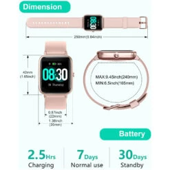 Smart Watch Sport Femme Avec Notifications 9 Smart Watch Sport Femme Avec Notifications -Monde Electronique Montre connectee femme avec notifications autonomie