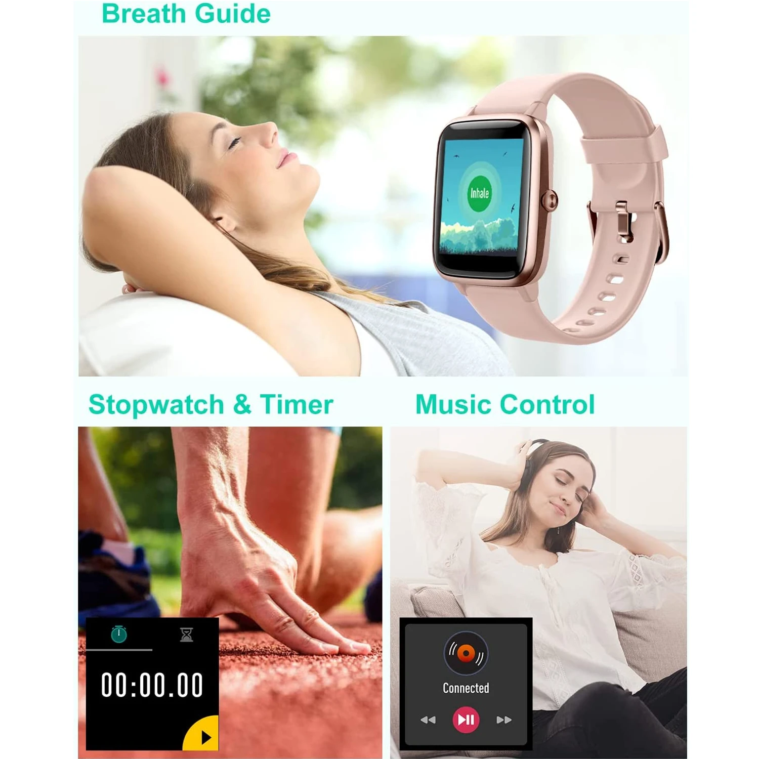 Smart Watch Sport Femme Avec Notifications 5 Smart Watch Sport Femme Avec Notifications – Image 3