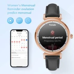 Montre Connectée Femme Cuir -Monde Electronique Montre connectee femme cuir application