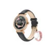 Montre Connectée Femme Cuir -Monde Electronique Montre connectee femme cuir noir 1