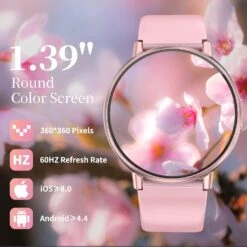 Montre Connectée Femme Santé Et Sport -Monde Electronique Montre connectee femme sante et sport grand ecran