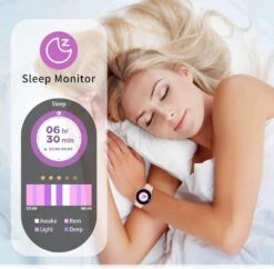 Montre Connectée Femme Santé Et Sport -Monde Electronique Montre connectee femme sante et sport sommeil