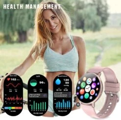 Montre Connectée Femme Santé Et Sport -Monde Electronique Montre connectee femme sante et sport suivi sanitaire