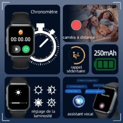 Montre Connectée Fréquence Cardiaque Et étanche 14 Montre Connectée Fréquence Cardiaque Et étanche -Monde Electronique Montre connectee frequence cardiaque et etanche chronometre