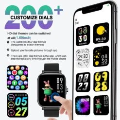 Montre Connectée Avec Fonction Appels / SMS 16 Montre Connectée Avec Fonction Appels / SMS -Monde Electronique Montre connectee homme Appel SMS 200 cadrans disponibles