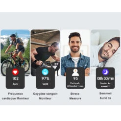 Montre Connectée Avec Fonction Appels / SMS 17 Montre Connectée Avec Fonction Appels / SMS -Monde Electronique Montre connectee homme Appel SMS etat physique