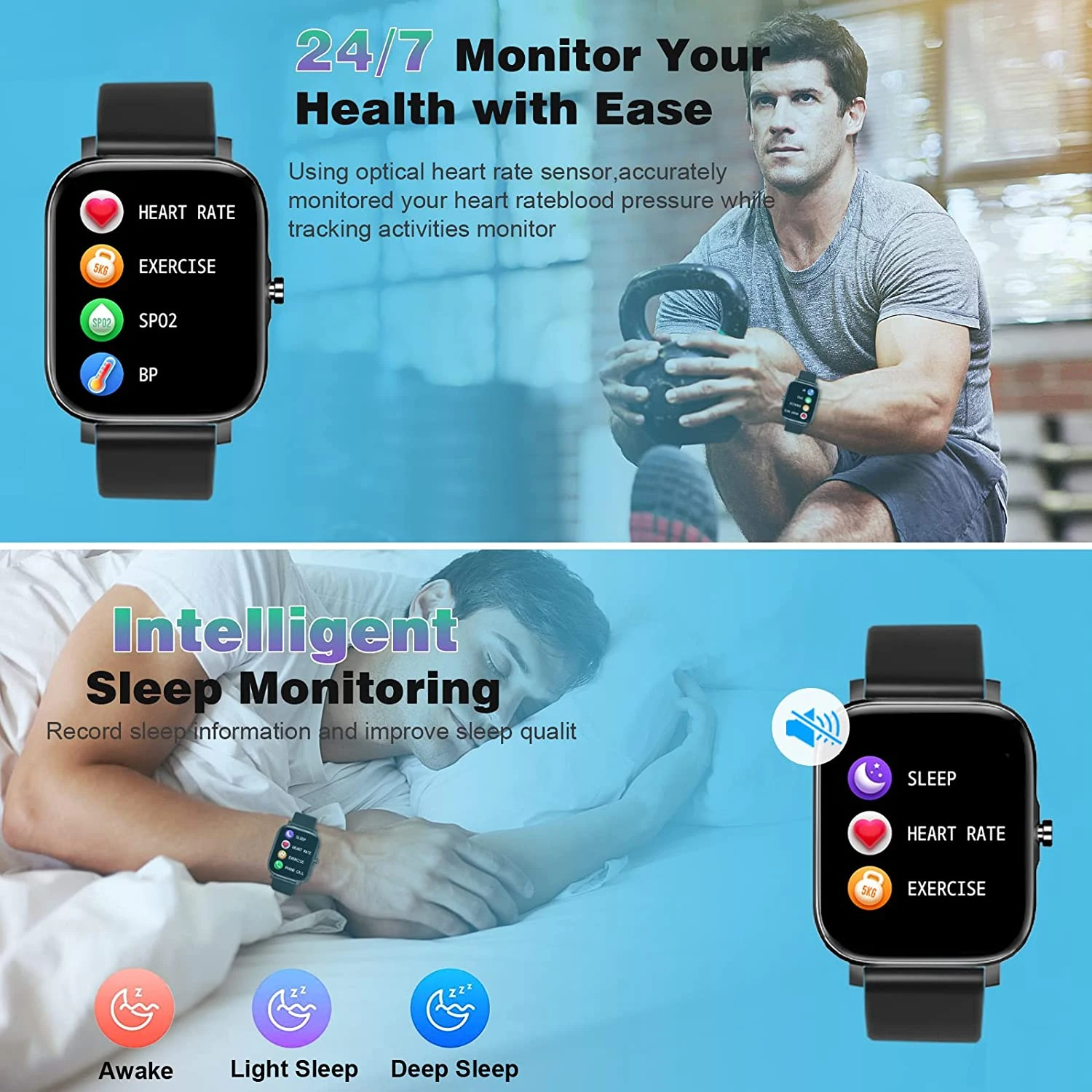 Montre Connectée Avec Fonction Appels / SMS 8 Montre Connectée Avec Fonction Appels / SMS – Image 6