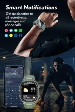 Montre Sport Homme Robuste 11 Montre Sport Homme Robuste -Monde Electronique Montre connectee homme Robuste notifications