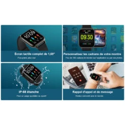 Montre Sport Homme Écran Large 17 Montre Sport Homme Écran Large -Monde Electronique Montre connectee homme grand ecran tactile