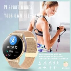 Montre Numérique Pour Jeunes Filles -Monde Electronique Montre connectee pour jeunes femmes Vvituac 14 modes sportifs