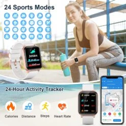 Montre Connectée Sportive Femme 14 Montre Connectée Sportive Femme -Monde Electronique Montre connectee sport Nemheng femme application