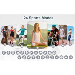 Montre Connectée Sport Chronomètre Femme 16 Montre Connectée Sport Chronomètre Femme -Monde Electronique Montre connectee sport chronometre femme 24 modes sportifs