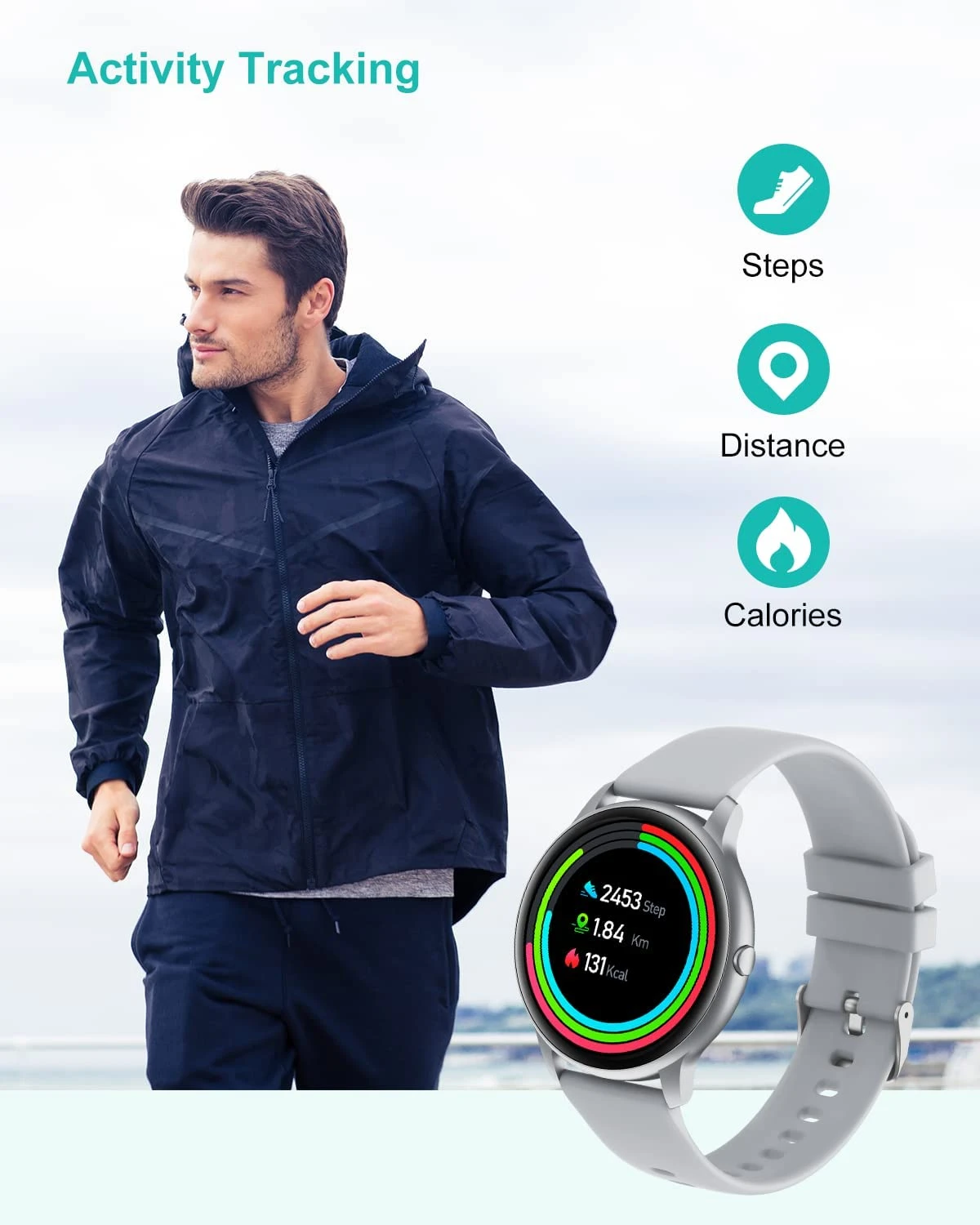 Montre Digitale Connectée Homme 4 Montre Digitale Connectée Homme – Image 2