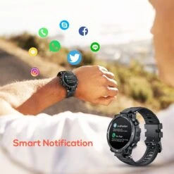 Montre Intelligente Sport Météo Homme 14 Montre Intelligente Sport Météo Homme -Monde Electronique Montre homme meteo notifications