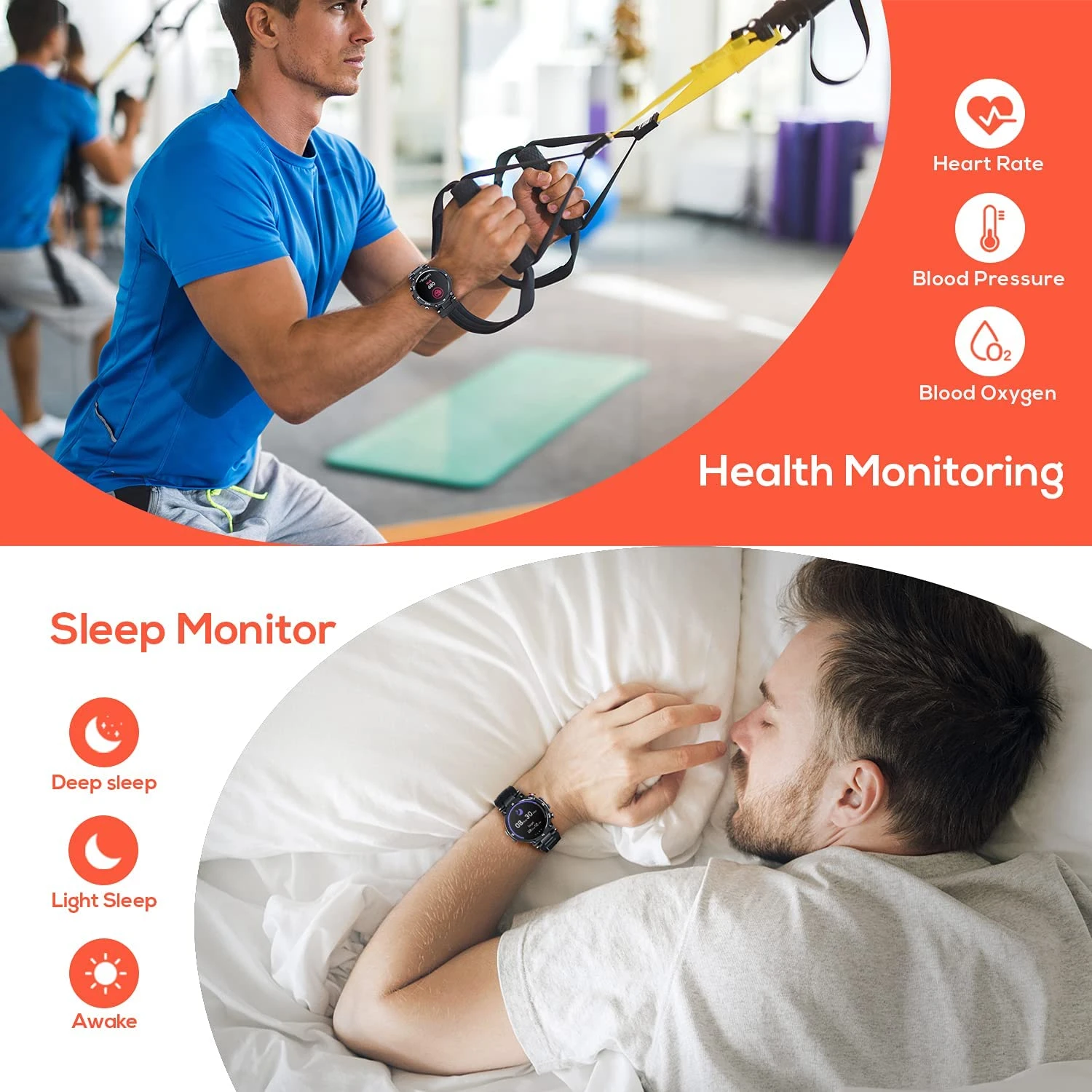 Montre Intelligente Sport Météo Homme 8 Montre Intelligente Sport Météo Homme – Image 6