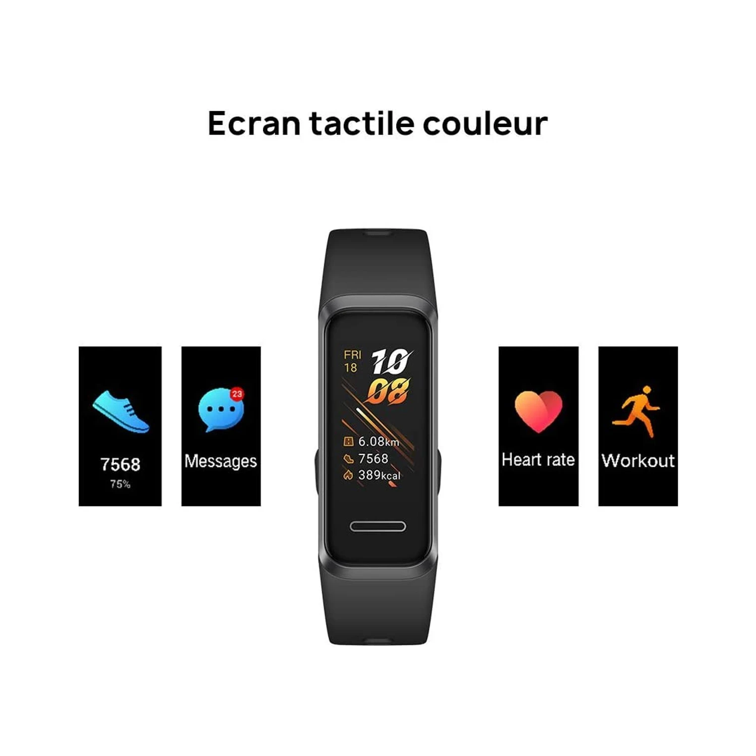 Bracelet Connecté Sport Santé 5 Bracelet Connecté Sport Santé – Image 3